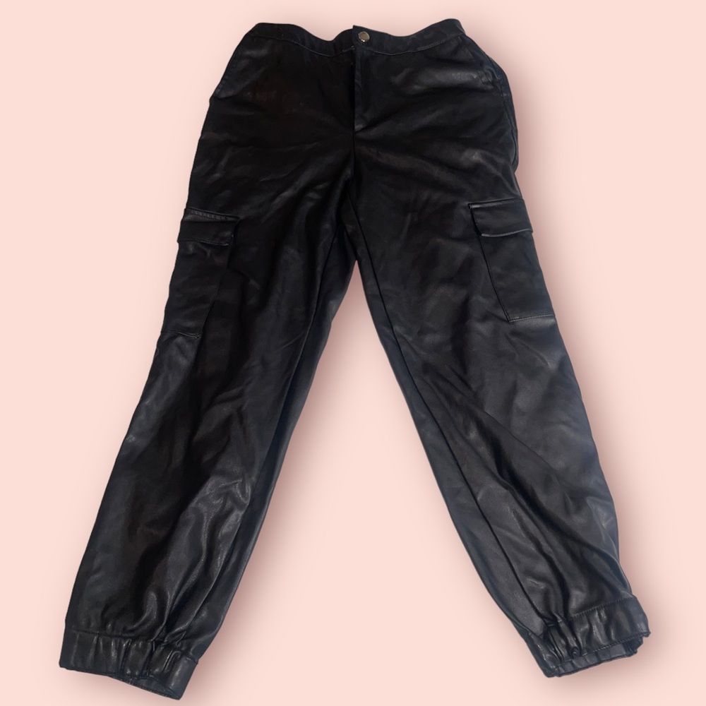 Fashion Nova Leather Joggers